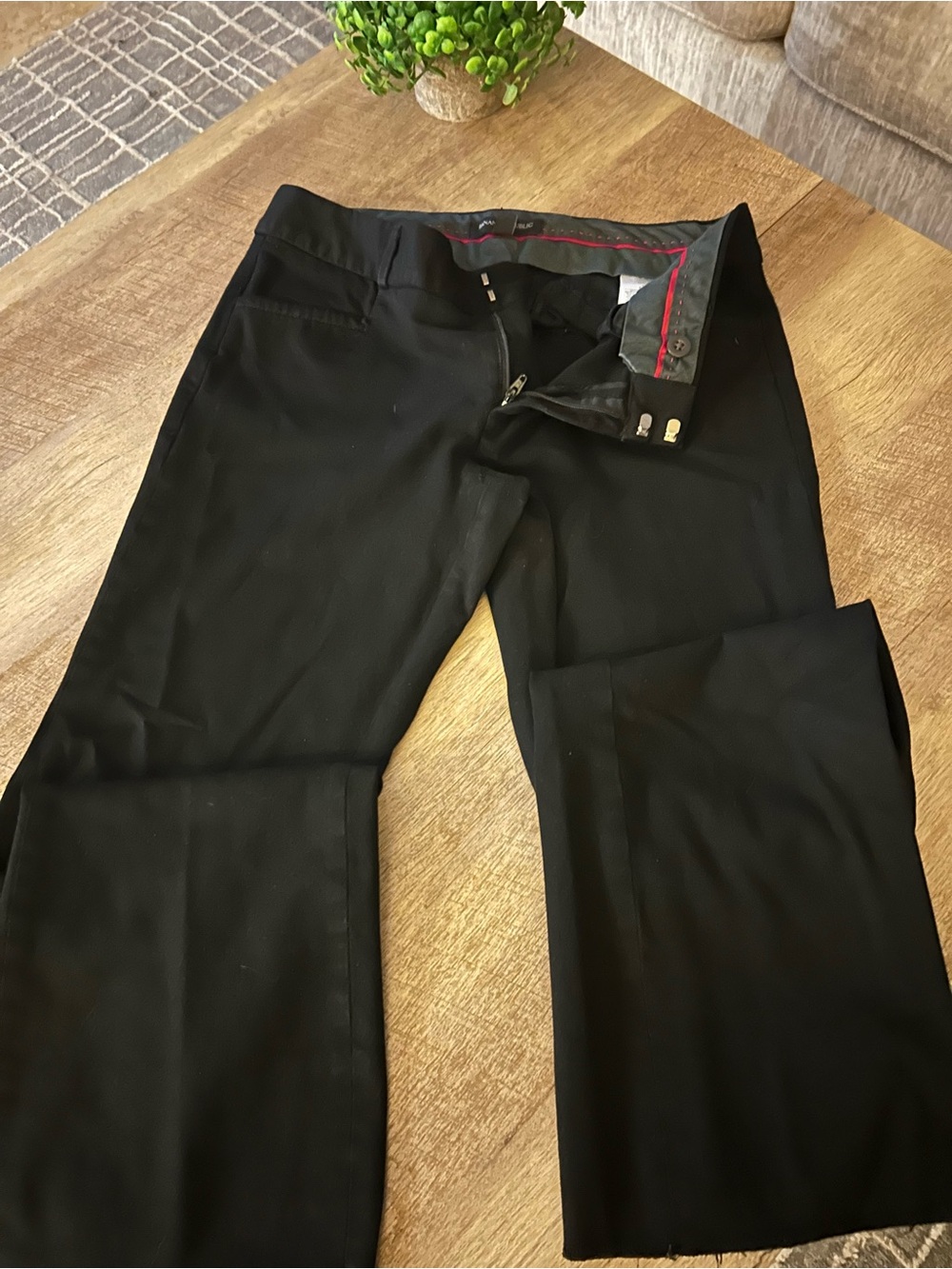 Banana Republic Black Womens Dress Pants - Slim Tailored Look